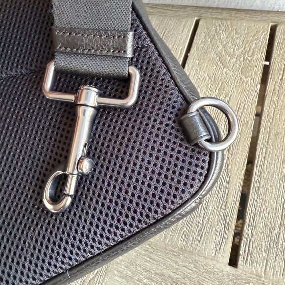 Coach Ethan Pack In Blocked Signature Canvas CZ394 Tan Charcoal Black - Picture 15 of 16